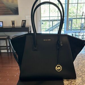Michael Kors Black Leather Tote